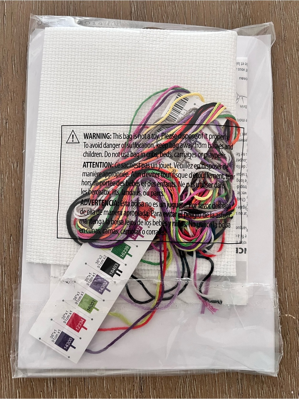 New Dimensions Tree Frog Trio Cross Stitch Kit - Multi-Color - Picture 2 of 3